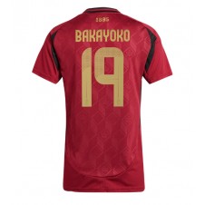 Belgien Johan Bakayoko #19 Hemmatröja Dam EM 2024 Korta ärmar